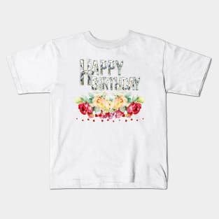 Happy Birthday Greeting Kids T-Shirt